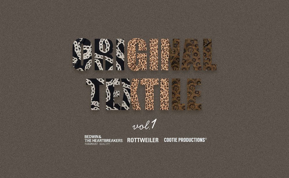 ORIGINAL TEXTILE vol.1 / スタイル特集アップ致しました。