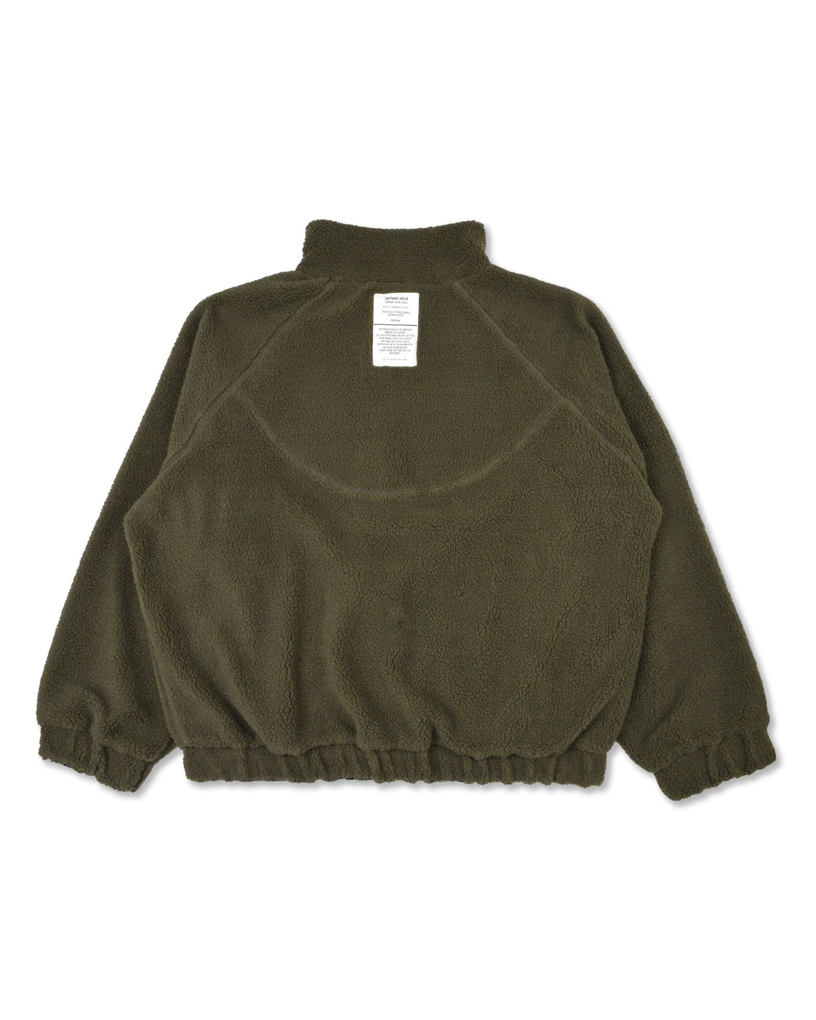 【ラスト1点】REVERSIBLE FLEECE JACKET (OLIVE×TIGER CAMO) / リバーシブル フリース ジャケット
