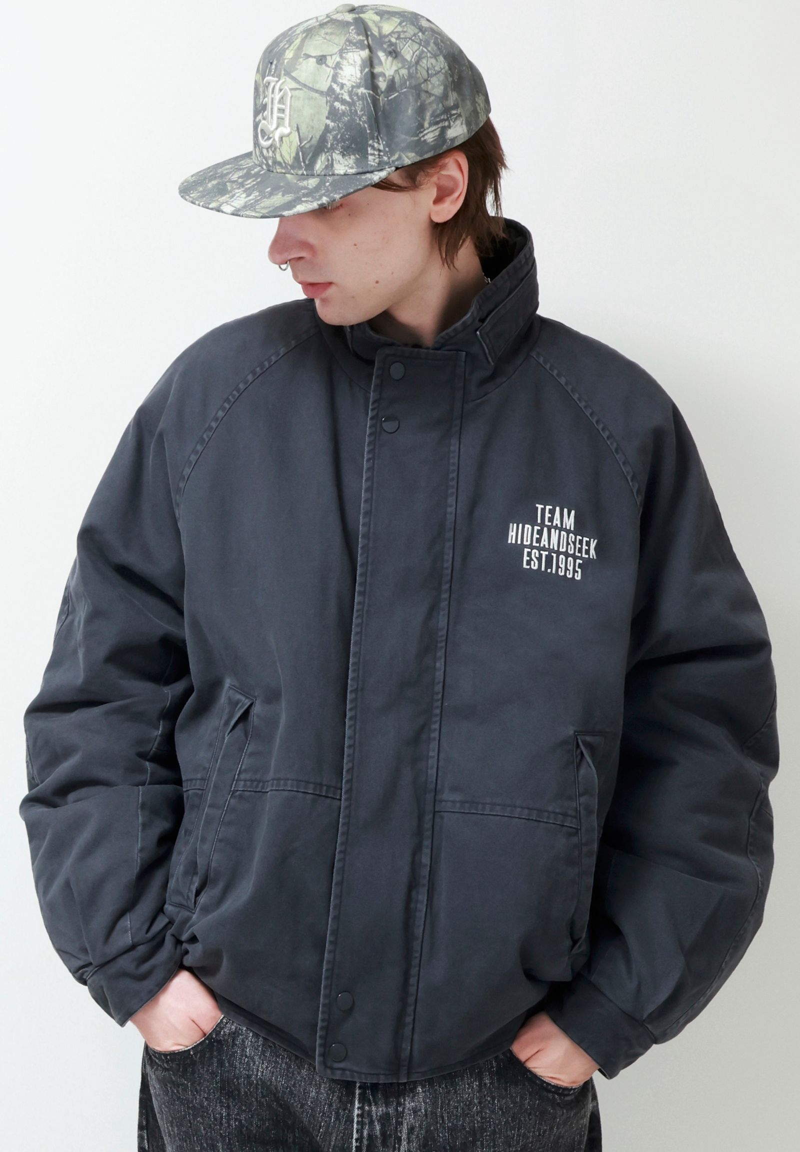 【ラスト1点】Camo Baseball CAP (BEIGE CAMO) / オリジナル カモフラージュ ベースボールキャップ