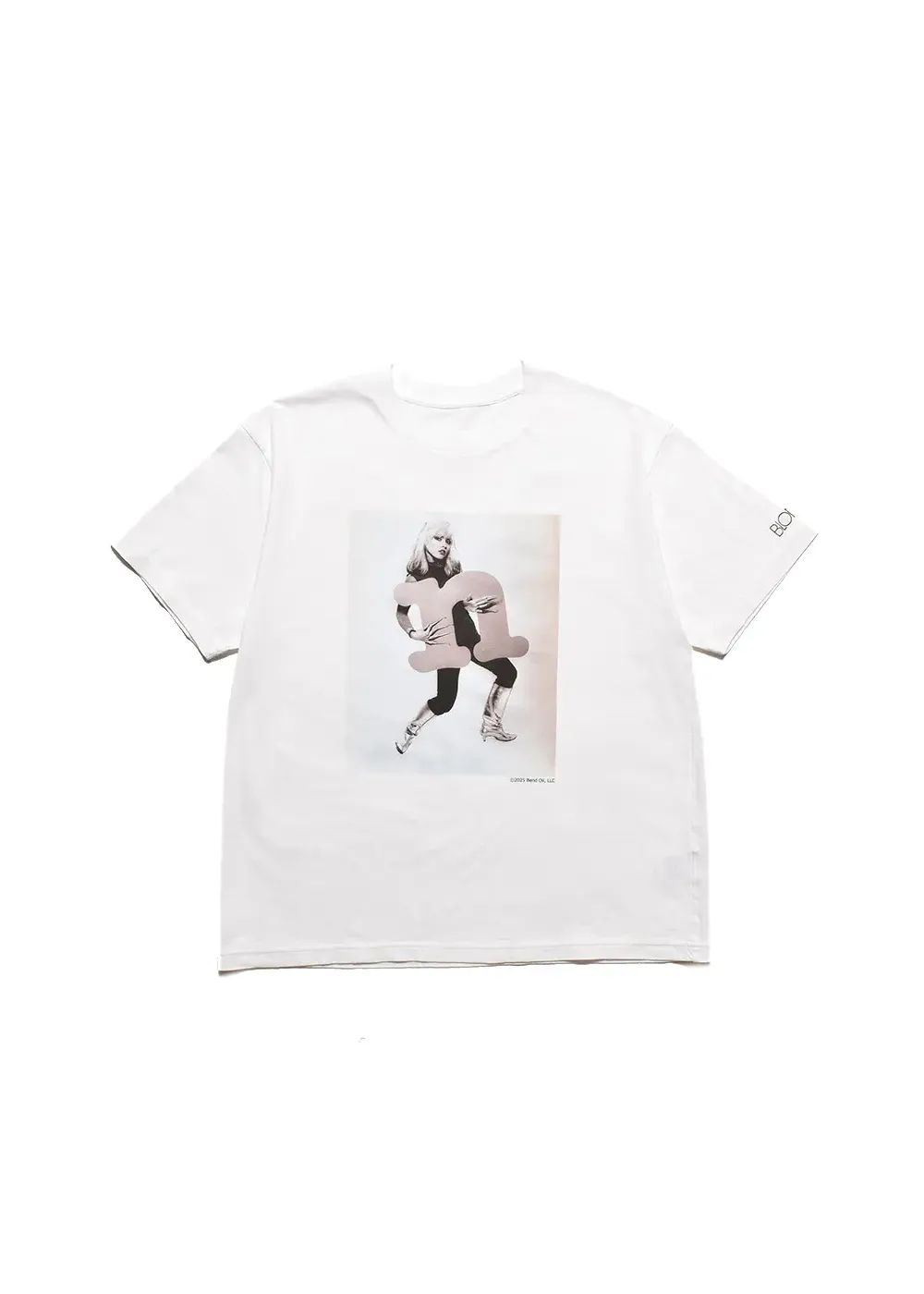 × BLONDIE "Classic Photo" Crewneck T-SH (WHITE) / ブロンディー コラボ Tシャツ
