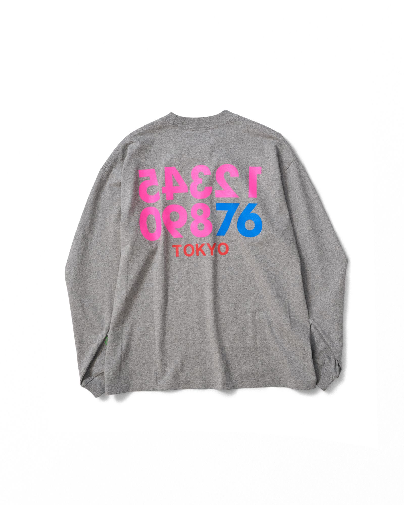 STG SHIRT (GRAY) / ロゴ プリントTシャツ