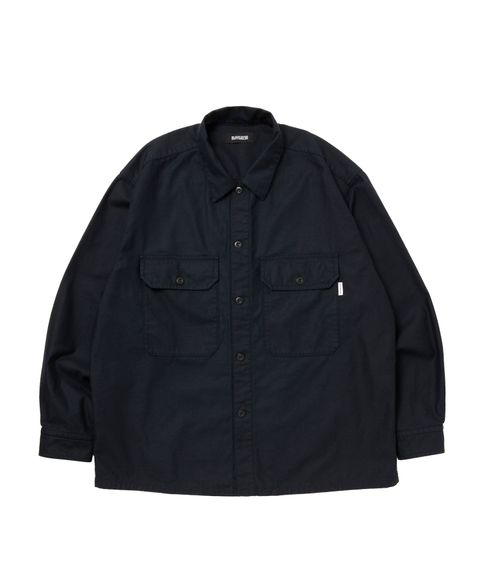 R9 M.I.L SHIRT (NAVY) / ミリタリー シャツ