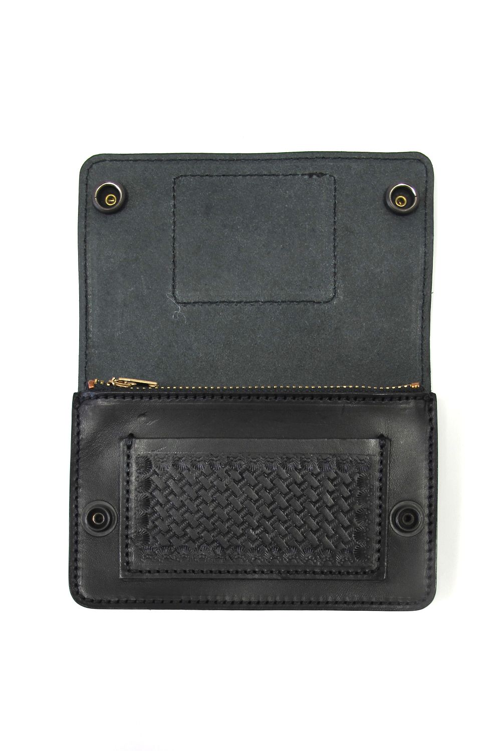 RATS - SHORT LEATHER WALLET (BLACK) / ポーター コラボ