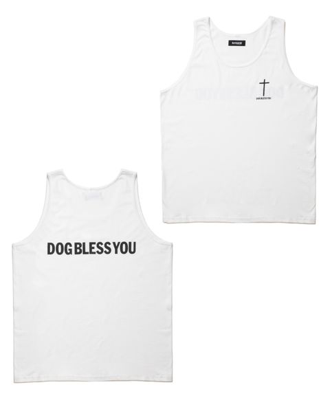 D.B TANKTOP (WHITE) / プリント タンクトップ