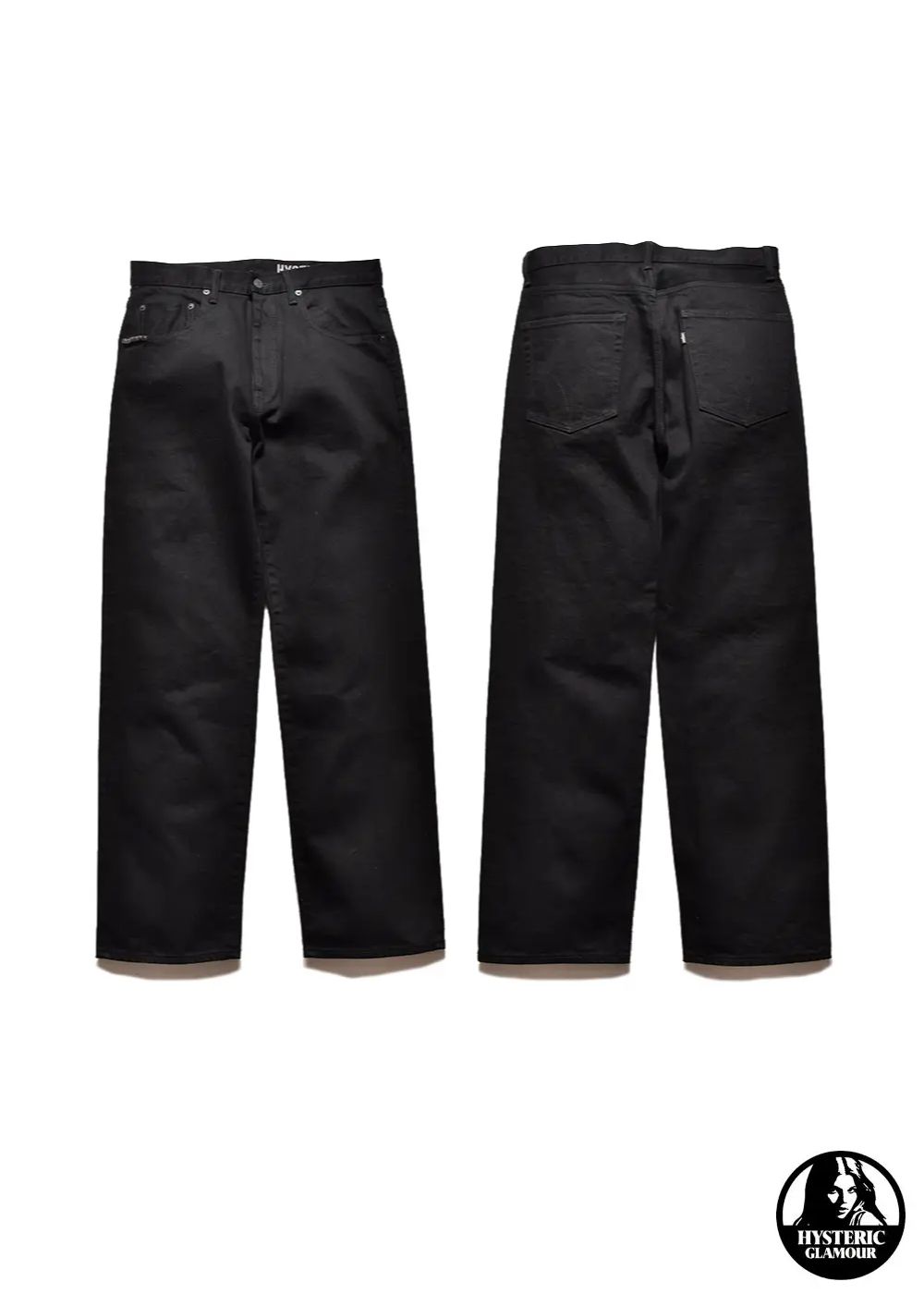 × HYSTERIC GLAMOUR JEANS (BLACK) / ×ヒステリックグラマー コラボ デニム パンツ