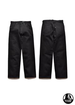× HYSTERIC GLAMOUR JEANS (BLACK) / ×ヒステリックグラマー コラボ デニム パンツ