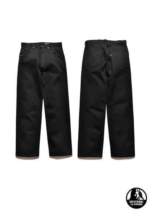 × HYSTERIC GLAMOUR JEANS (BLACK) / ×ヒステリックグラマー コラボ デニム パンツ