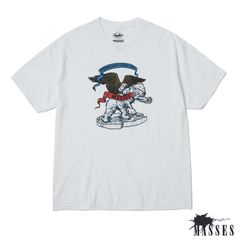 【ラスト1点】POLAR BEAR P (×MASSES) (WHITE) / マシス コラボレーション Tシャツ