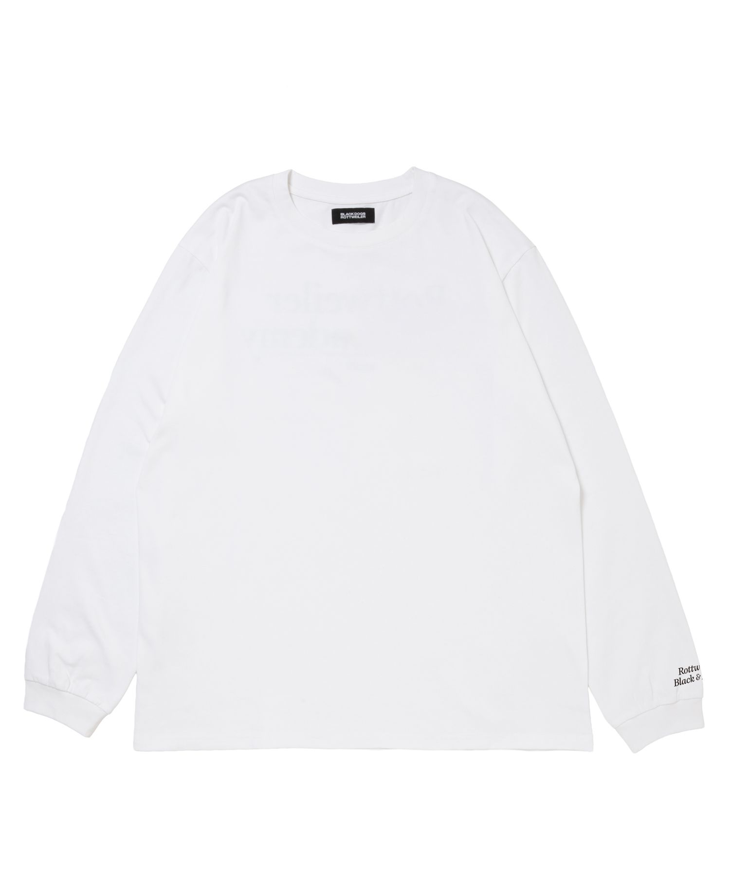 R9 BASIC LS TEE (WHITE) /  オリジナル ロングスリーブ Tシャツ