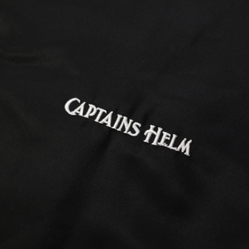CAPTAINS HELM - LOGO COACH JACKET (BLACK) / ロゴプリント コーチ