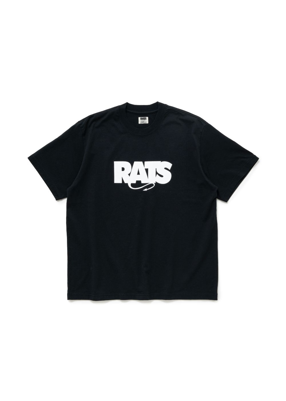 RATS - BOX LOGO WAY OF LIFE TEE (BLACK) / 定番人気ロゴT | LOOPHOLE