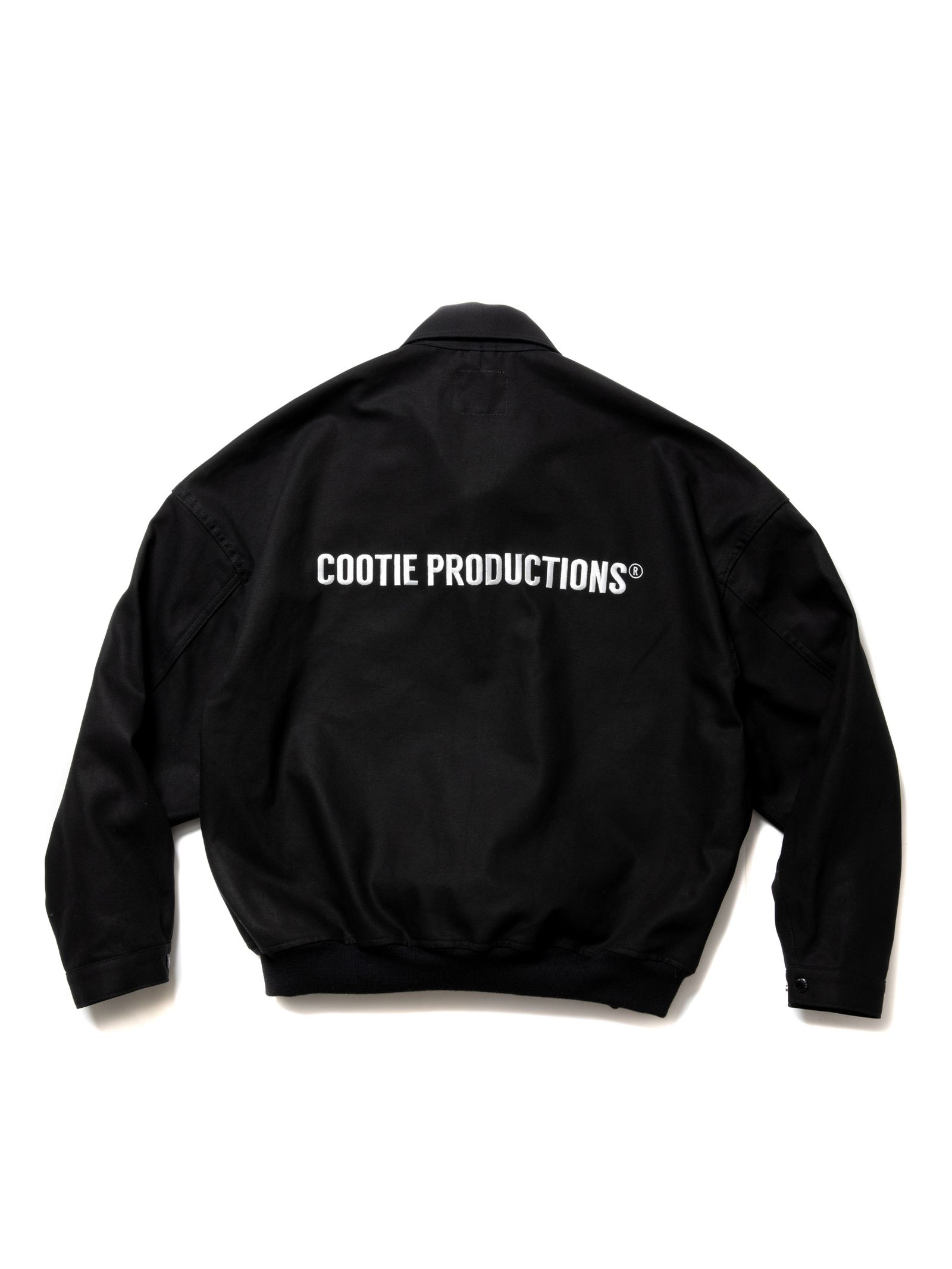 COOTIE PRODUCTIONS - Cotton OX Award Jacket (BLACK) / ロゴ 