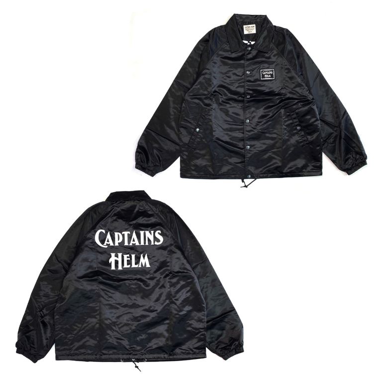 CAPTAINS HELM 新作販売告知 / 初春に便利なコーチJKTは上品な光沢が特徴的。