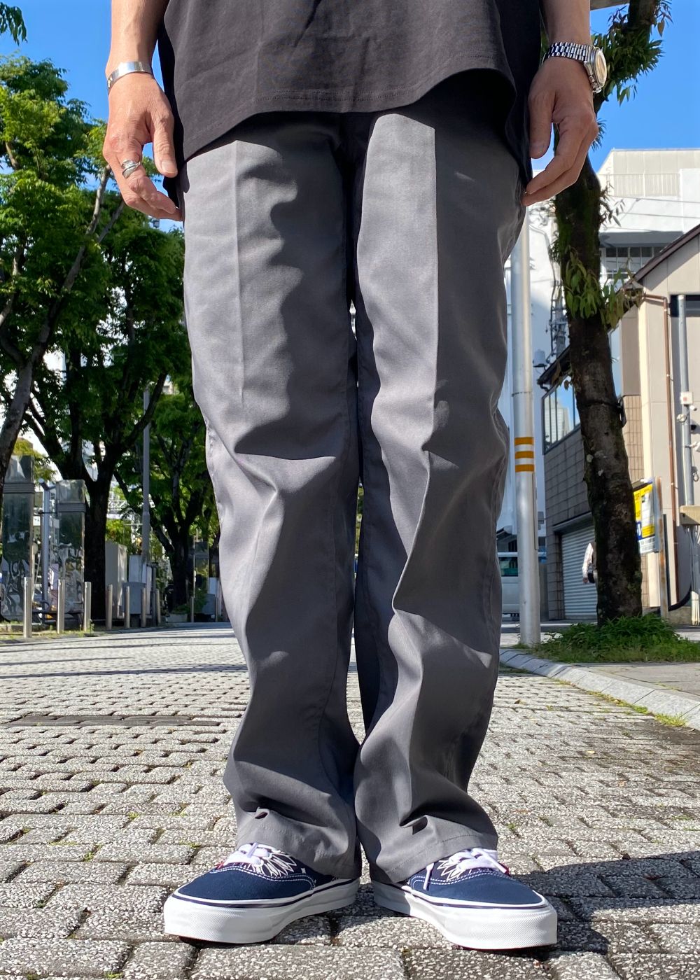 B-WORK (CHARCOAL GRAY) / 定番 チノパンツ
