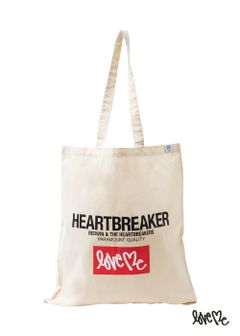 LOVE ME TOTE BAG "HUCK" (ECRU) / カーティス・クリグ コラボ エコバッグ