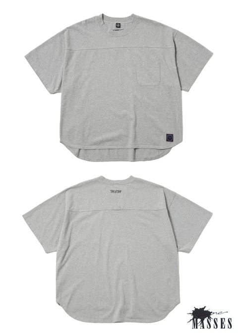 ×MASSES FT SHIRT (HEATHER) / マシス コラボレーション フットボール Tシャツ