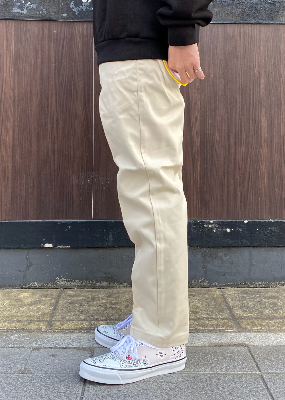 10/L DICKIES SLIM FIT PANTS "BENEDICT" (IVORY) / ディッキーズ コラボチノパンツ