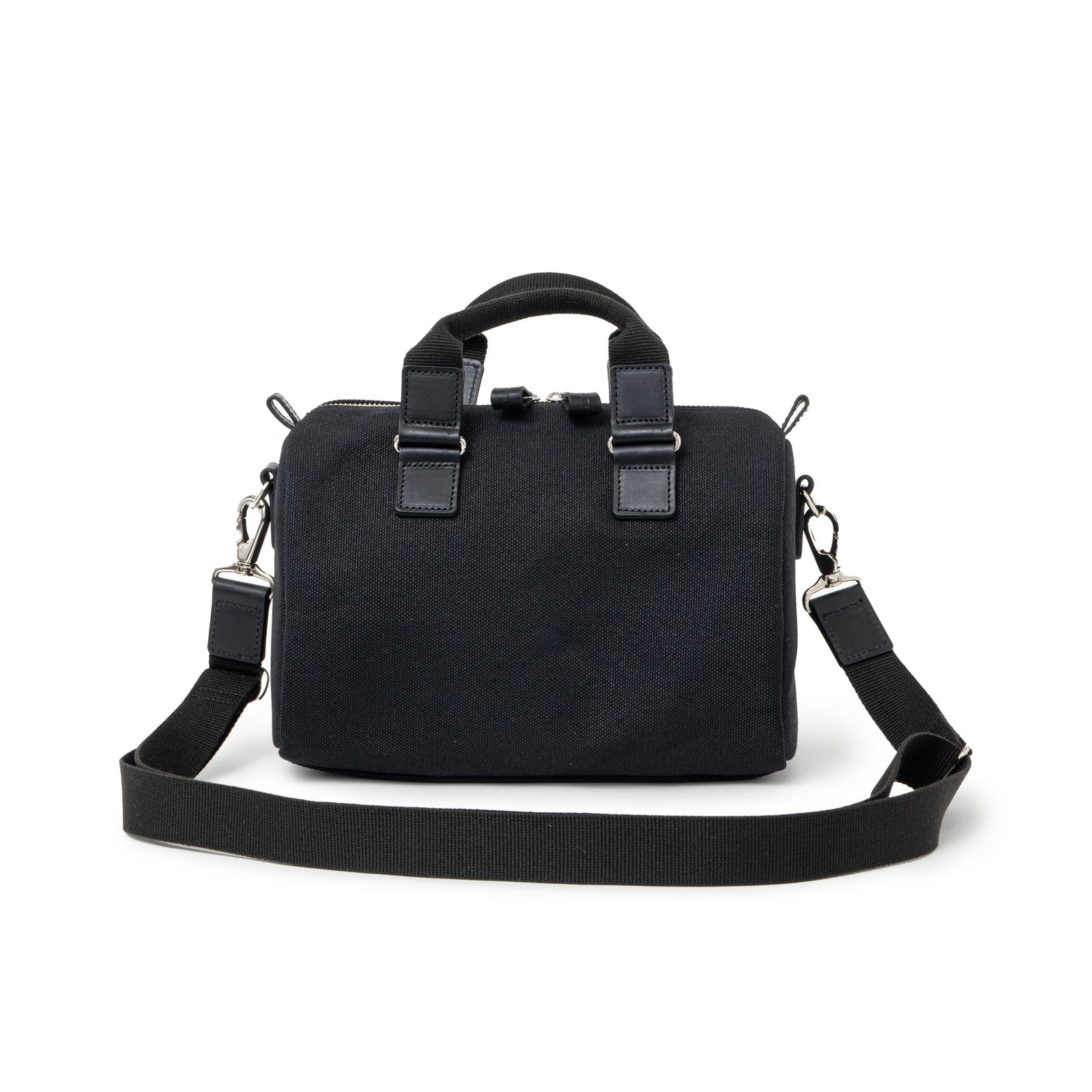 CANVAS MINI BOSTON BAG (BLACK) / キャンバス ミニ ボストンバッグ
