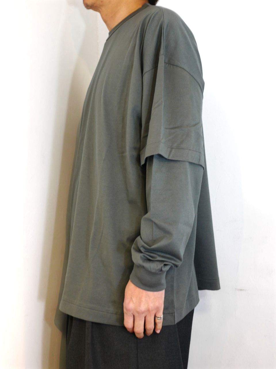 COOTIE PRODUCTIONS - 【ラスト1点】Supima Oversized Cellie L/S Tee