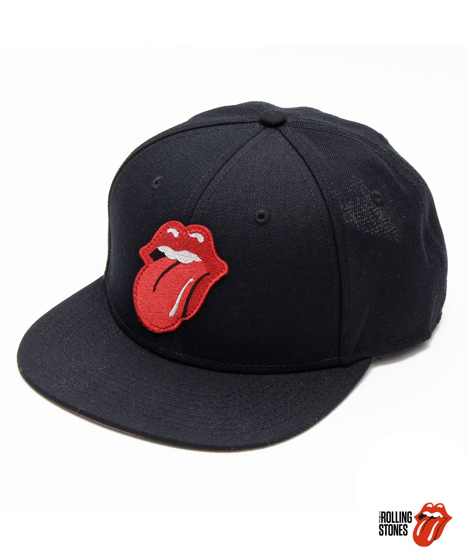 TMT - THE ROLLING STONES×TMT BASEBALL CAP (VINTAGE 1970) (BLACK