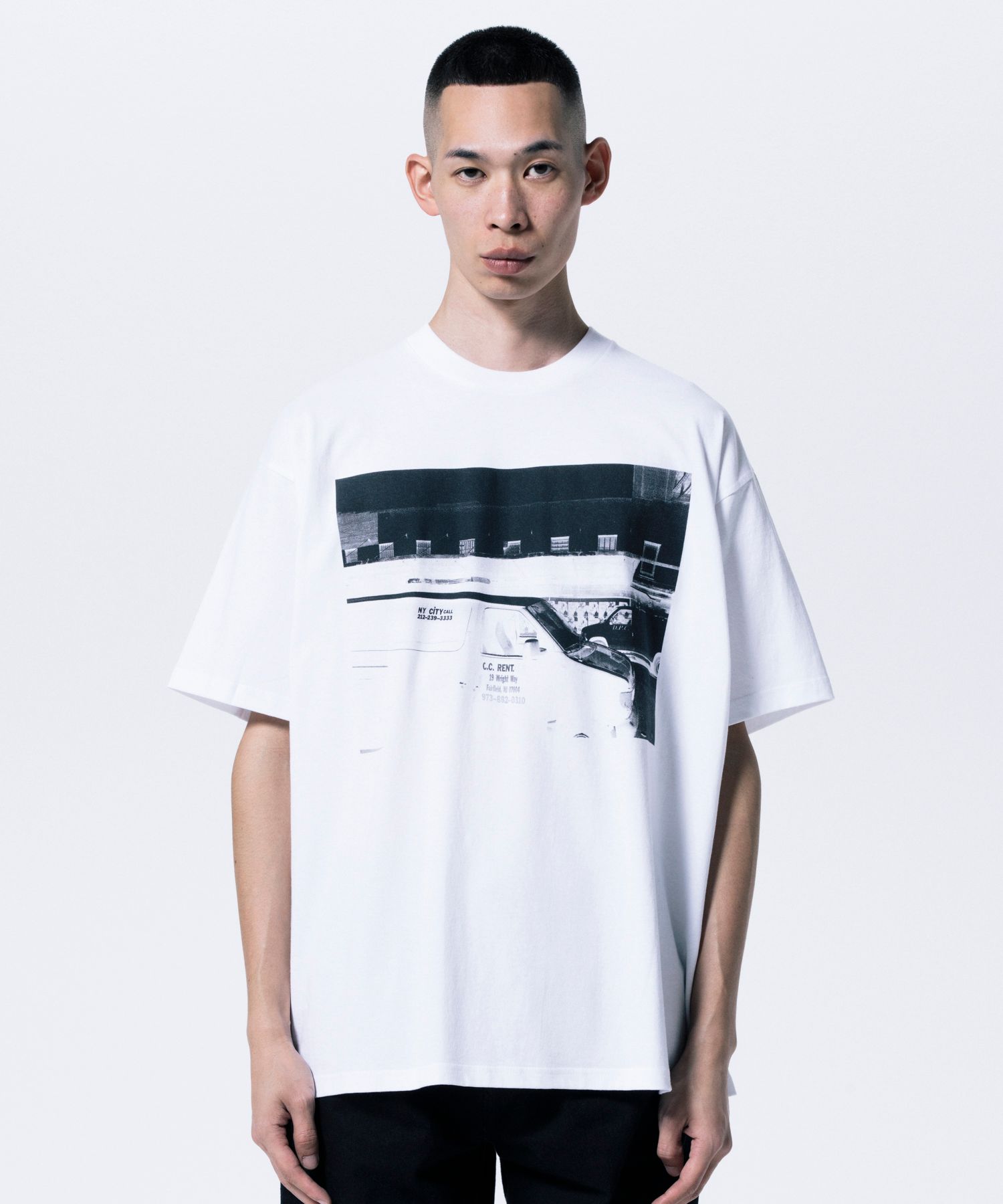AMERICAN PHOTO TEE (BLACK) / フォト プリント Tシャツ