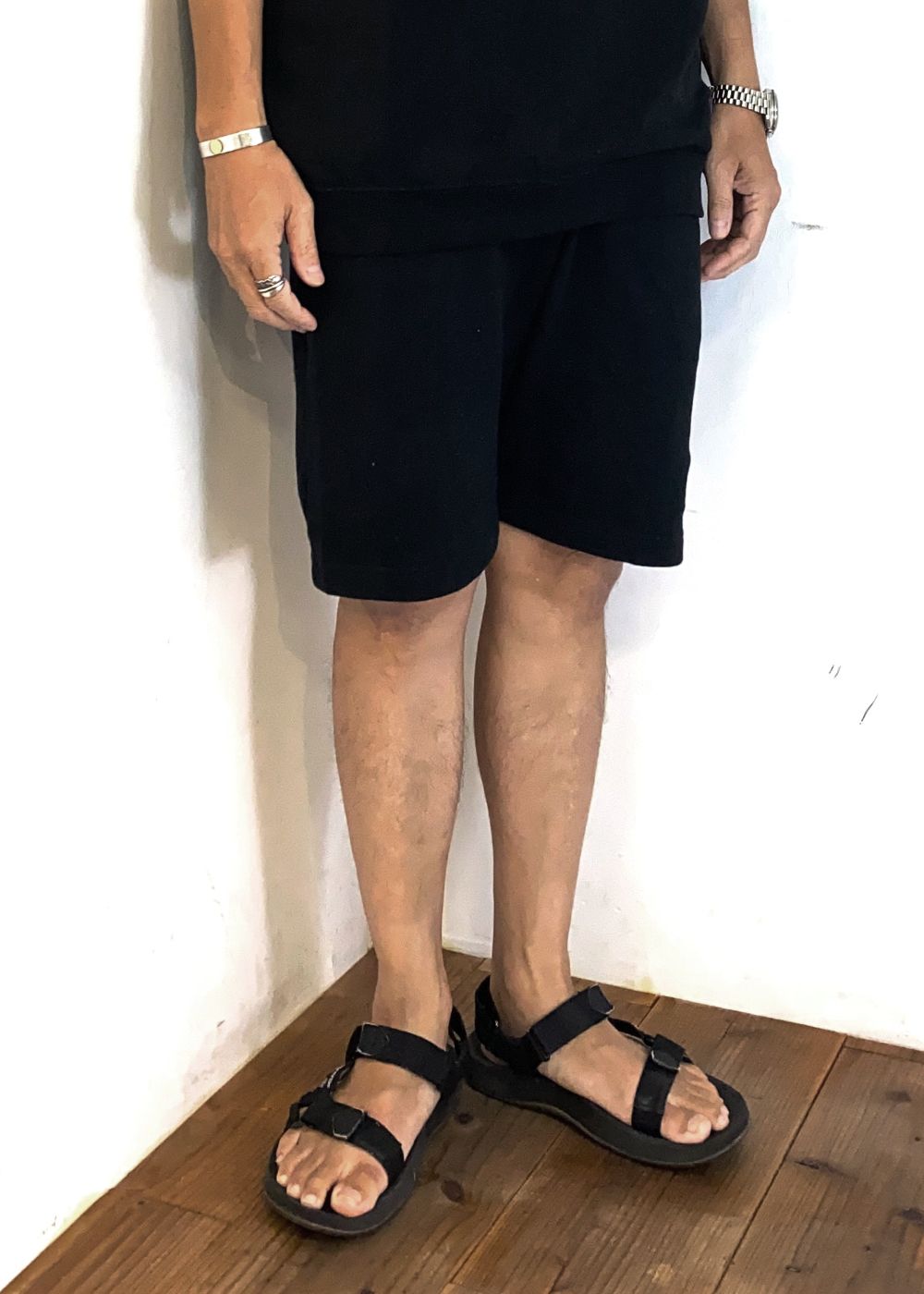 Sweat Shorts (BLACK) / スウェット ショーツ / セットアップ可能