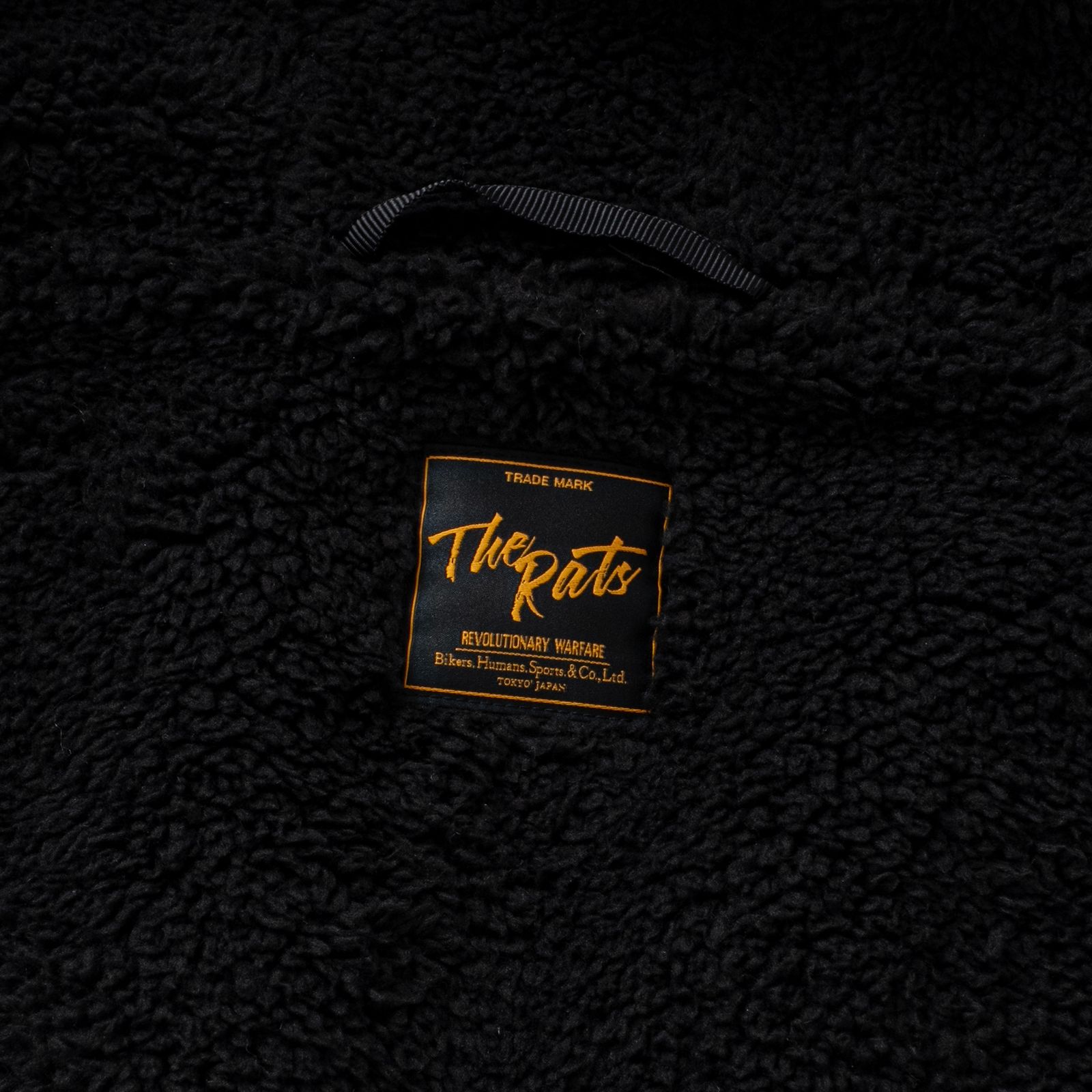 BOA HOODIE (BLACK) / ボア ライナー スウェット パーカー