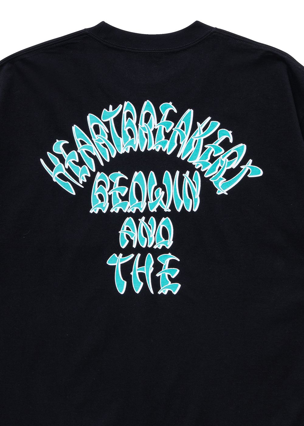 S/S POCKET TEE "PHIL" (BLACK) / ロゴ プリント ポケット Tシャツ