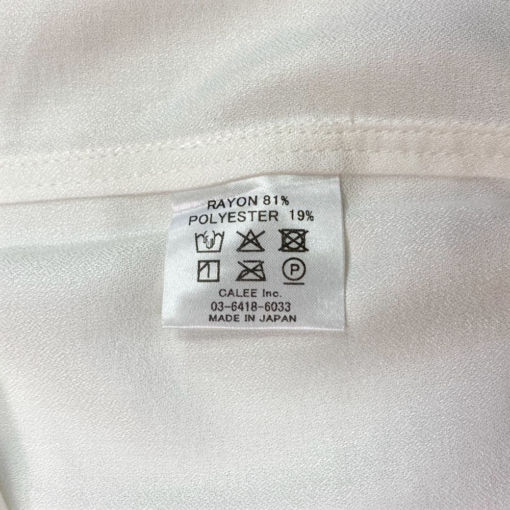 × MIHO MURAKAMI EMBROIDERY SH (WHITE) / ×MIHO MURAKAMI コラボ レーヨン オープンカラー シャツ