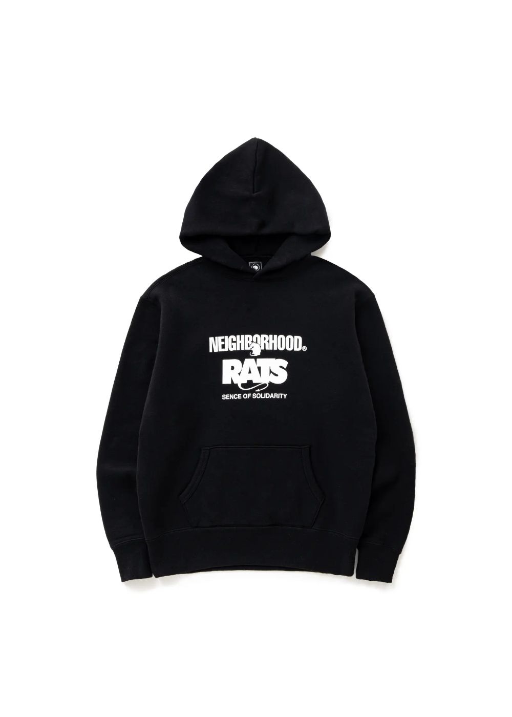 20TH RATS x NH HOODED (BLACK) / ラッツ 20周年記念 ×ネイバーフッド スウェットパーカー