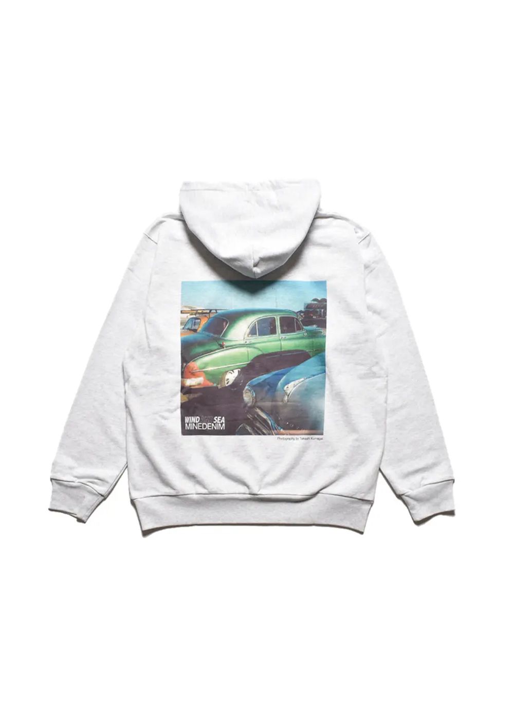 ×WDS Photo Hoodie (LIGHT GRAY) / ウィンダンシー コラボ スウェット パーカー