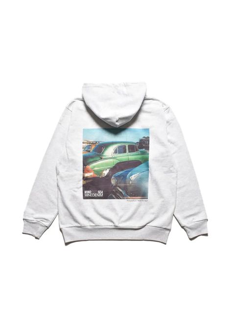 ×WDS Photo Hoodie (LIGHT GRAY) / ウィンダンシー コラボ スウェット パーカー