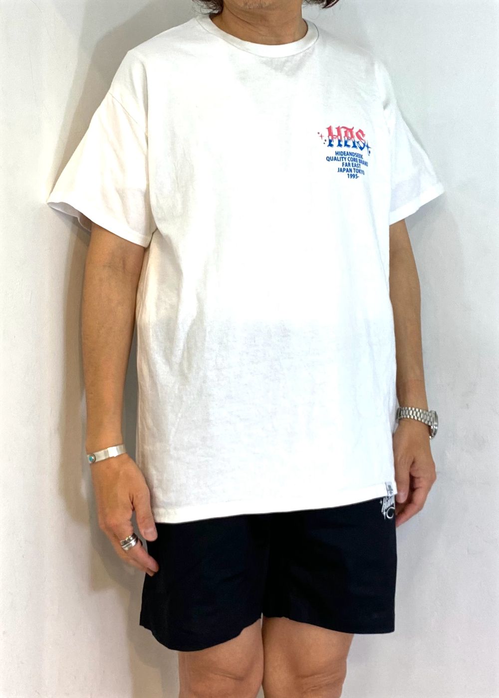 N.L.U. S/S Tee (Back) (WHITE) /  プリントTee (バック)