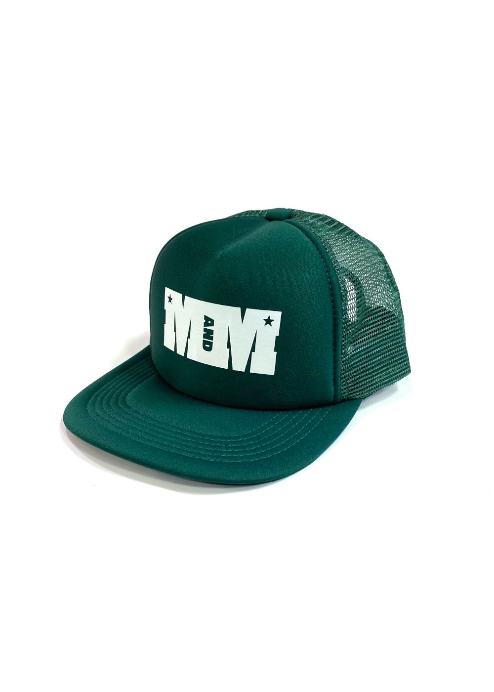 M&M CUSTOM PERFORMANCE - PRINT MESH CAP (D.GREEN) / プリント メッシュキャップ | LOOPHOLE