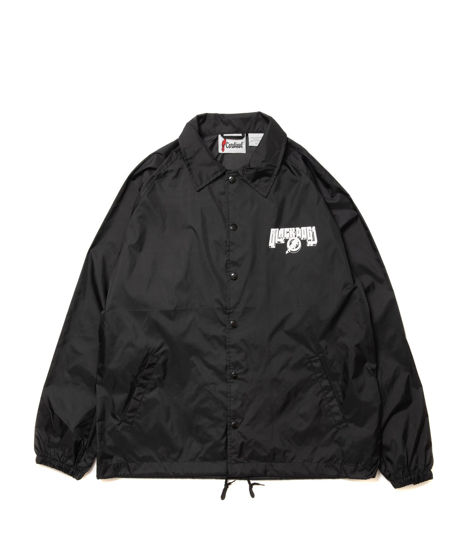 ROTTWEILER - B.D.B COACH JACKET (BLACK/WHITE) / カーディナル