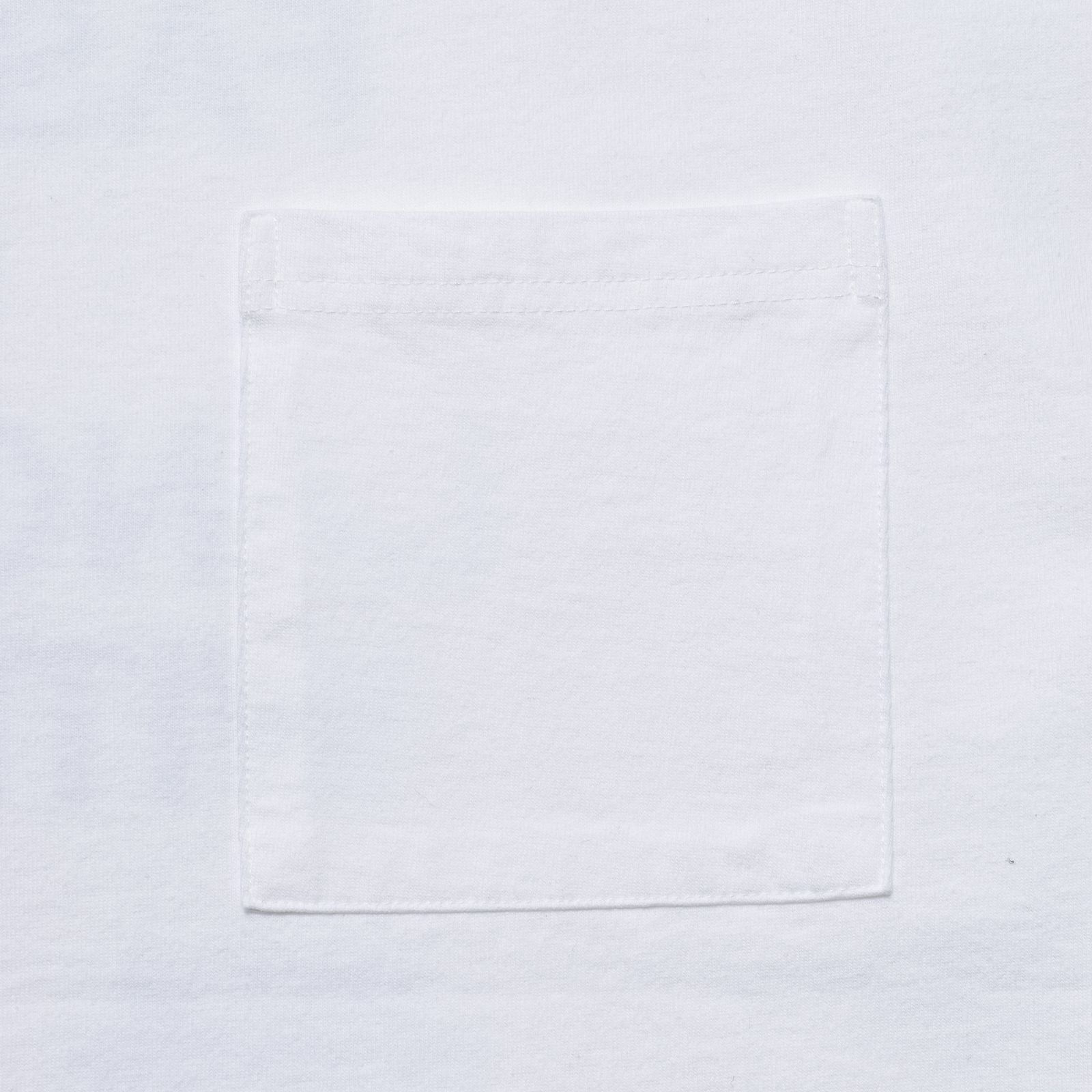 FASHION IS LANGUAGE Crewneck Pocket Tee (WHT) / オリジナル プリント ポケット Tシャツ