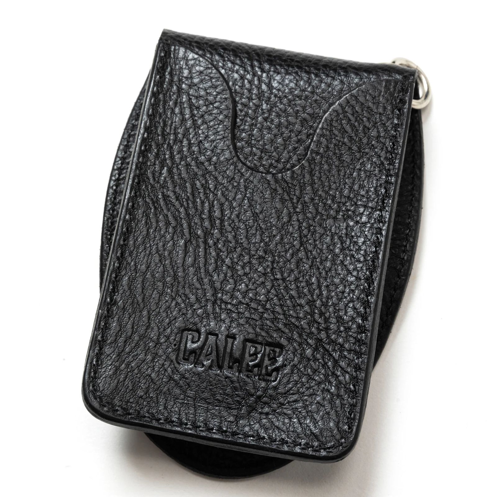 CALEE - 【ラスト1点】STUDS LEATHER MULTI COIN CASE (BLACK) / スタッズ レザー マルチ コインケース  | LOOPHOLE