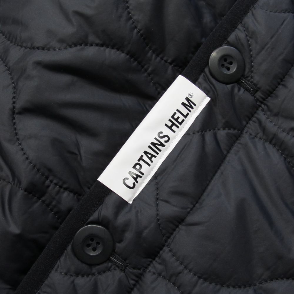 CAPTAINS HELM - HELM-QUILTING LAYER JKT (BLACK) / ノーカラー