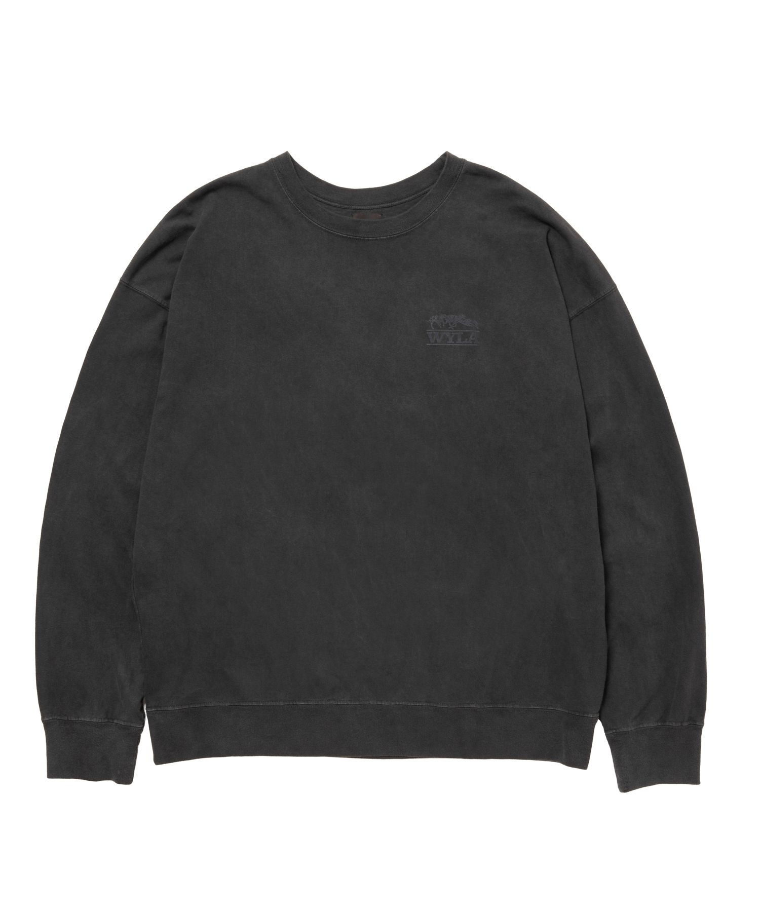 PIG DOG SWEATER (BLACK) / オリジナル ピグメント スウェット