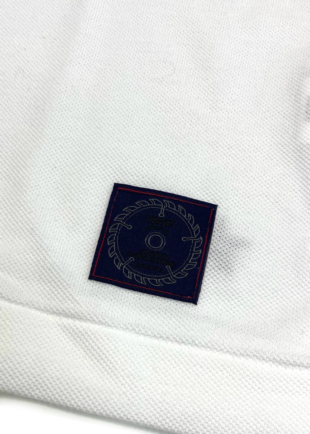 POLO SHIRT (WHITE) / ロゴ刺繍 ポロシャツ