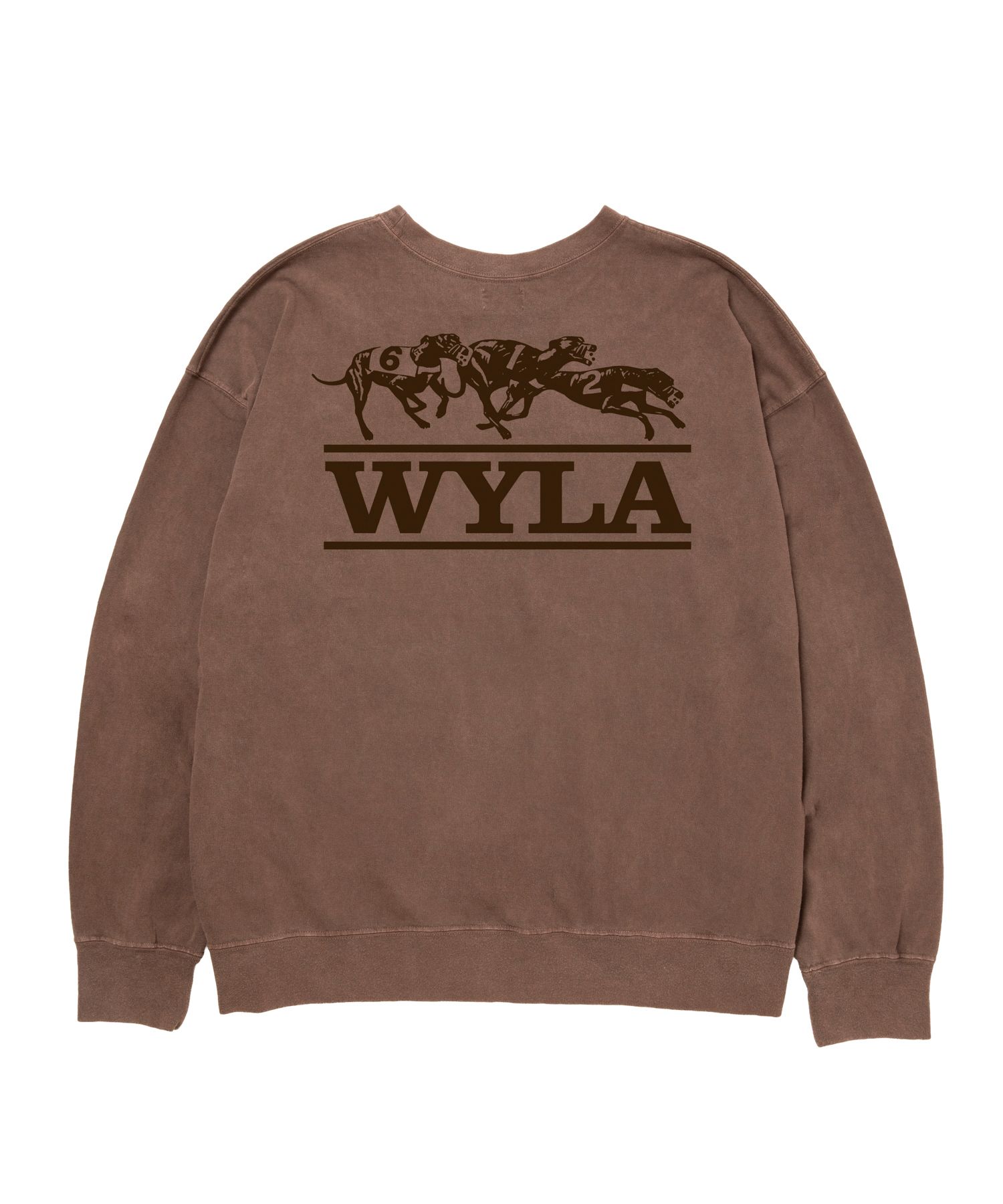 PIG DOG SWEATER (BROWN) / オリジナル ピグメント スウェット