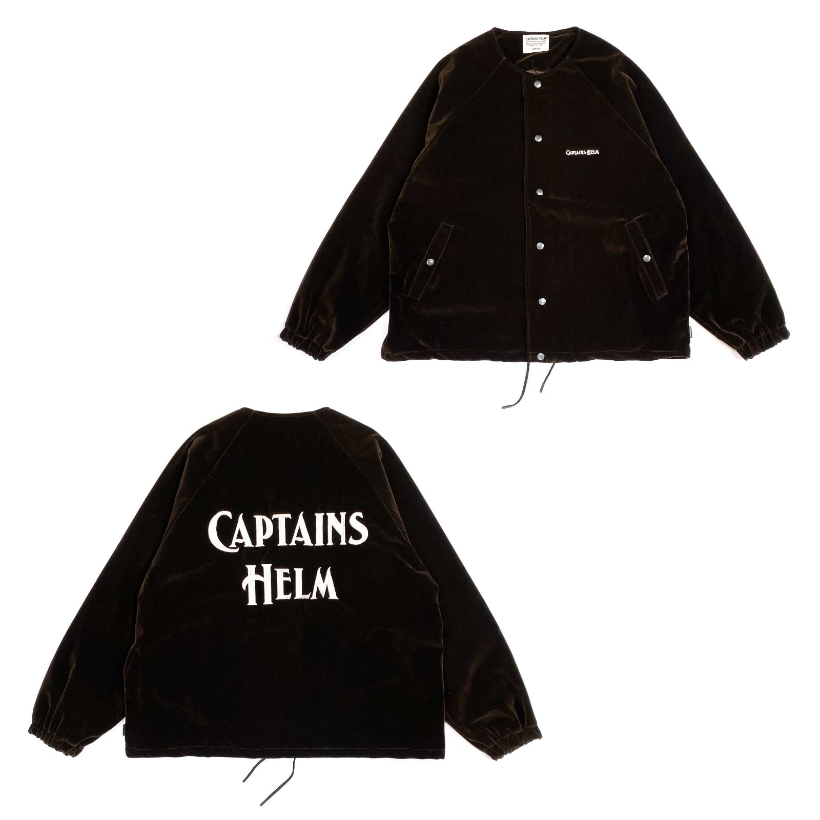 captains helm logo coach jacket +キャップ2点-