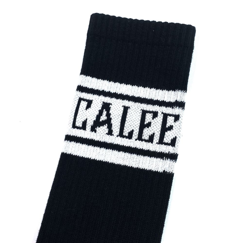 CALEE - 【ラスト1点 / お取り寄せ不可】JACQUARD PILE LINE SOCKS