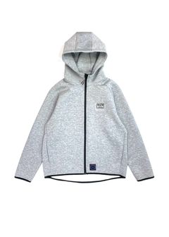 CARDBOARD KNIT FULL ZIP PARKA (H.GRAY) / フルジップ テックパーカー