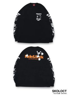 × SKOLOCT L/S Tee-1 (BLACK) / スコロクト コラボロンT