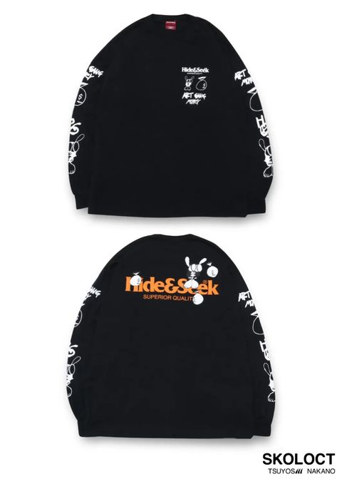 × SKOLOCT L/S Tee-1 (BLACK) / スコロクト コラボロンT