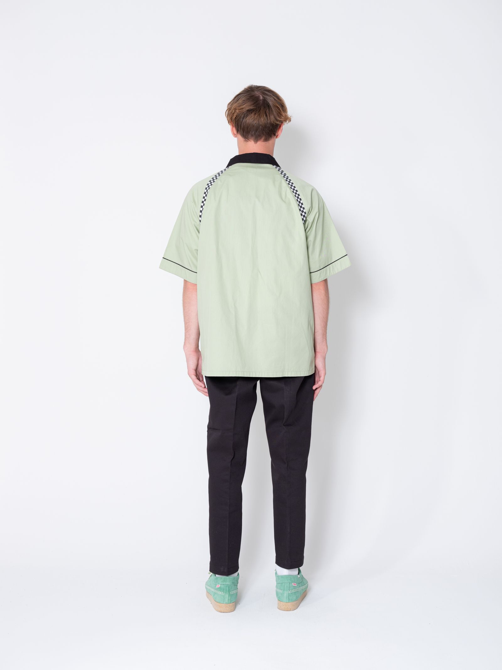 10/L DICKIES SLIM FIT PANTS "BENEDICT" (BLACK) / ディッキーズ コラボチノパンツ