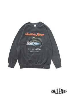 × CHALLENGER BUILT IN JP C/N SWEAT (SMOKE BLACK) / チャレンジャー コラボスウェット