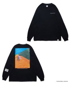 × Tadanobu Asano BICYCLE LS TEE (BLACK) / 浅野忠信 コラボロンT (バイシクル)