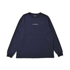 ロゴ刺繍 L/S Tee (NAVY)